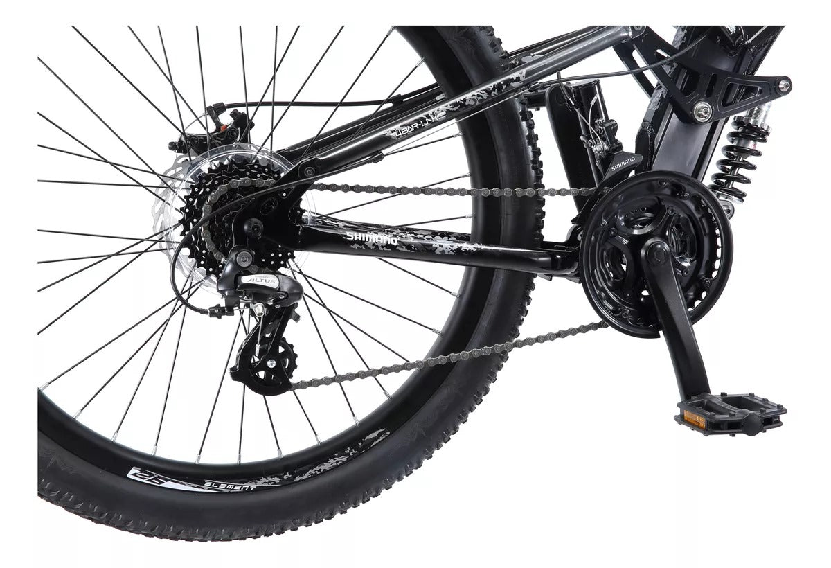 Bicicleta Mongoose Blackcomb R26 Black Negra
