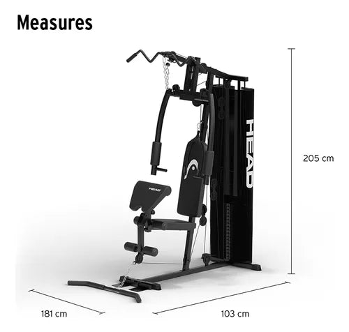Multigimnasio Para El Hogar Head H762