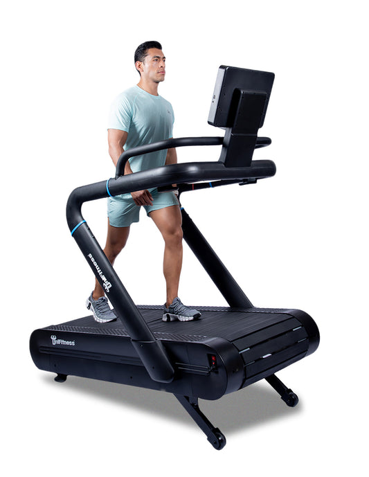 Caminadora Curva Hibrida Unifitness H7000
