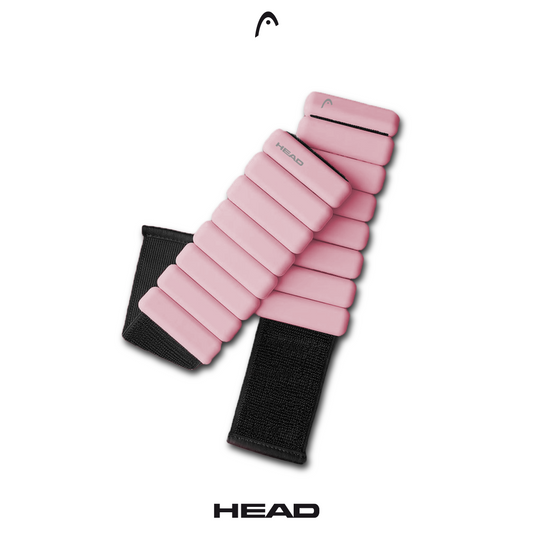 Par De Polainas Ajustables Muñequeras, Tobilleras Head 1kg