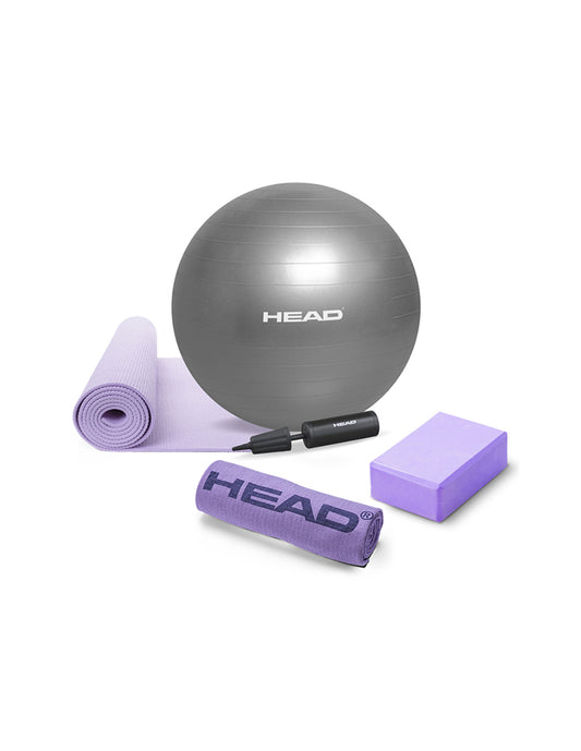 Kit De Yoga Head Morado 4 Piezas