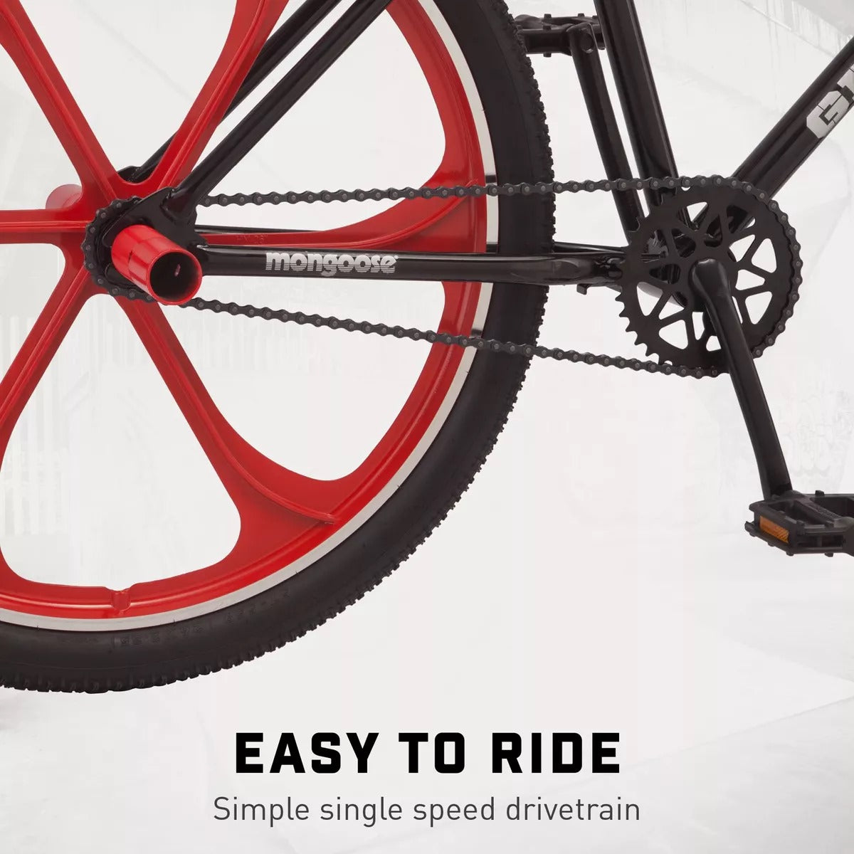 Bicicleta R26 Mongoose Grudge 26 Mag Wheel Black