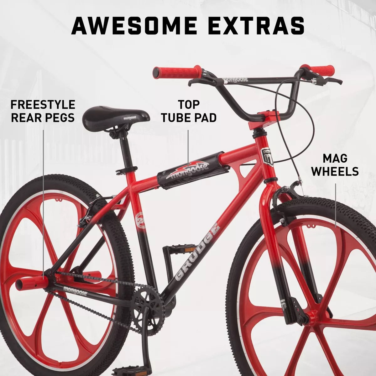 Bicicleta R26 Mongoose Grudge 26 Mag Wheel Black