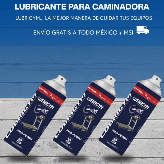Lubricante para caminadora LUBRIGYM 3 PACK
