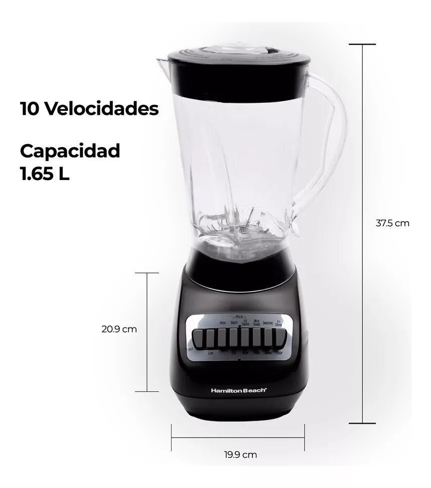Licuadora Hamilton Beach HB-R50190 10 Velocidades